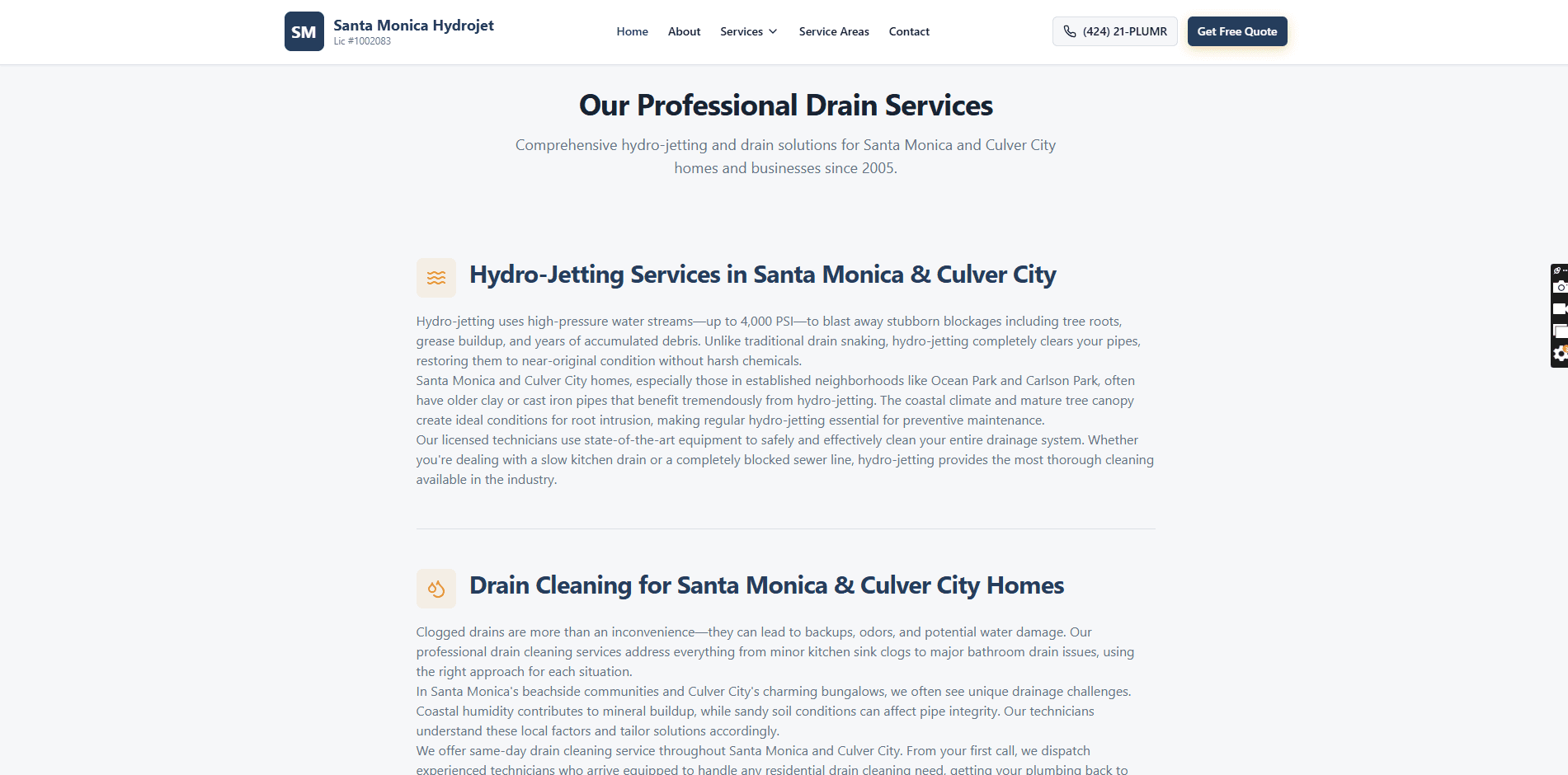 Detailed Services